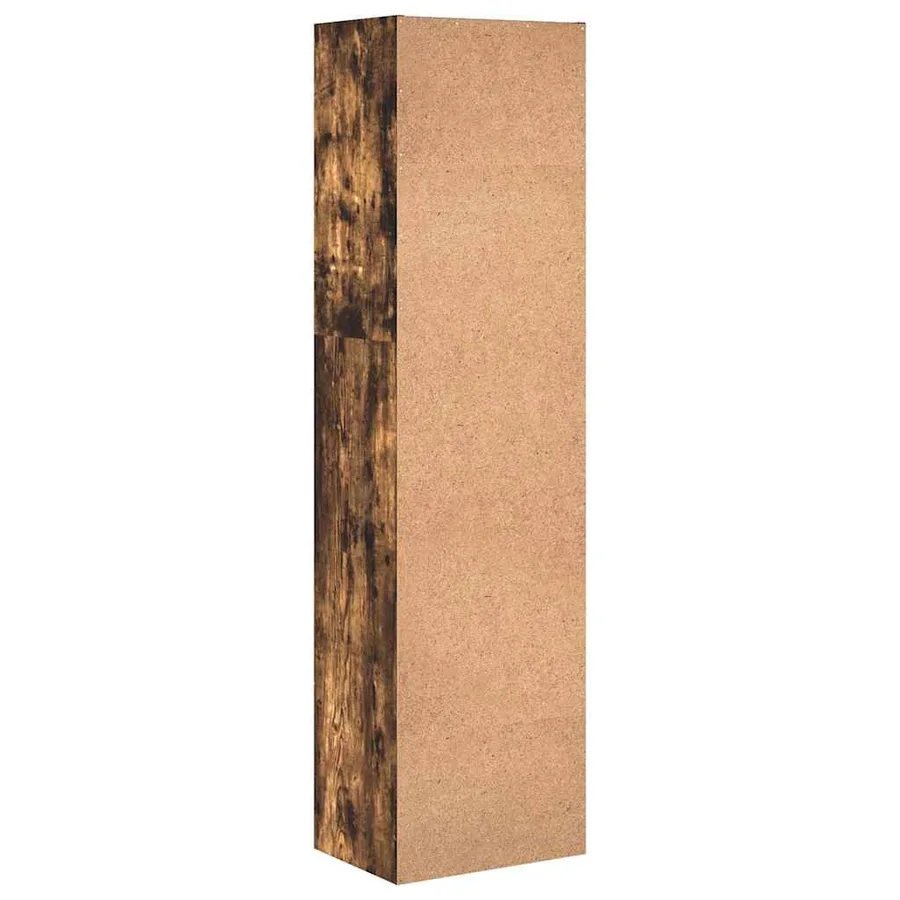 Bibliothèque chêne fumé 40x30x152 cm bois d'ingénierie - 5