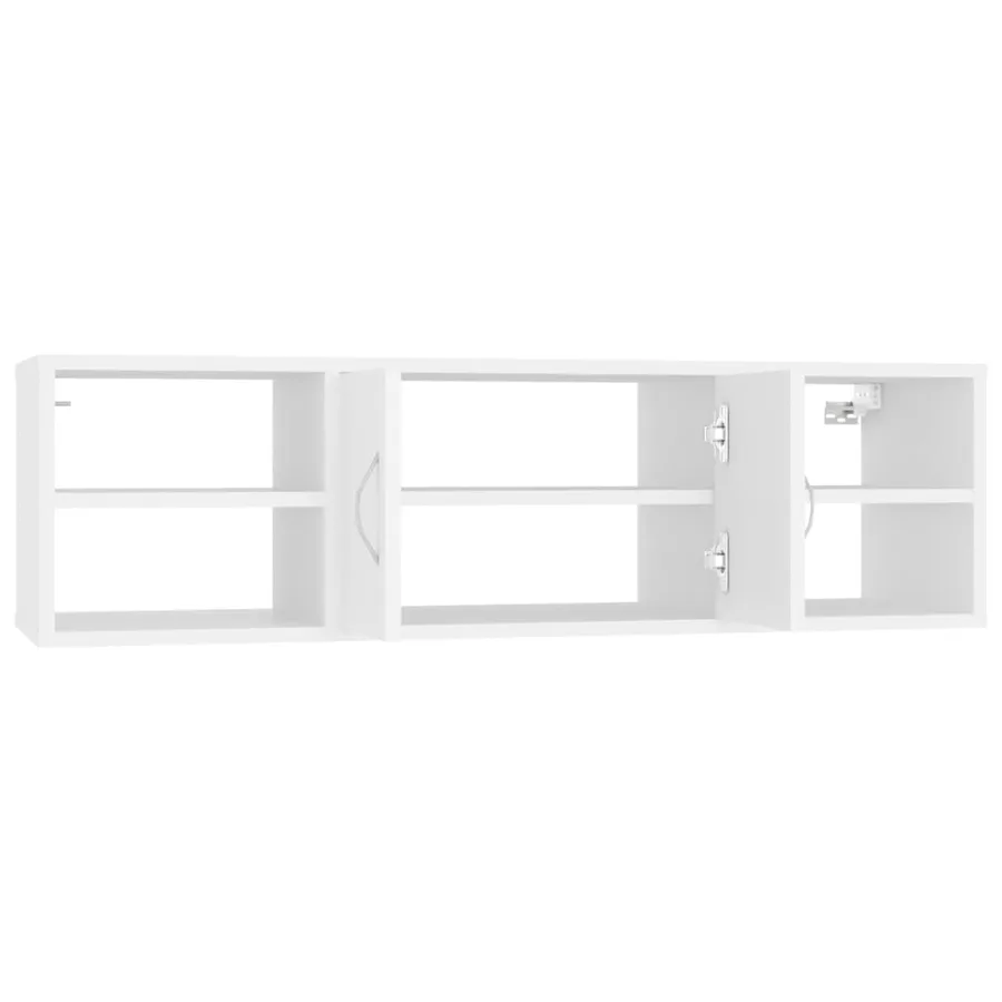 Étagère murale Blanc 102x30x29 cm Bois d’ingénierie - 5