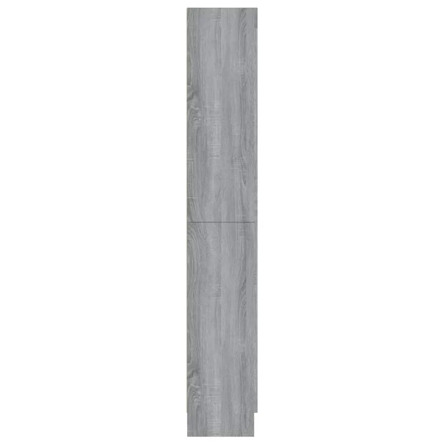 Armoire à vitrine Sonoma gris 82,5x30,5x185cm Bois ingénierie - 6
