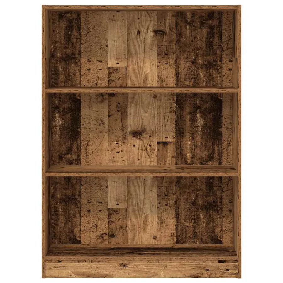 Bibliothèque vieux bois 80x24x109 cm bois d'ingénierie - 4