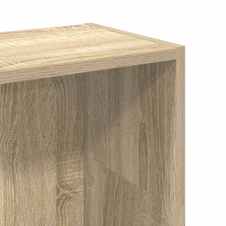 Bibliothèque chêne sonoma 80x24x109 cm bois d'ingénierie - 7