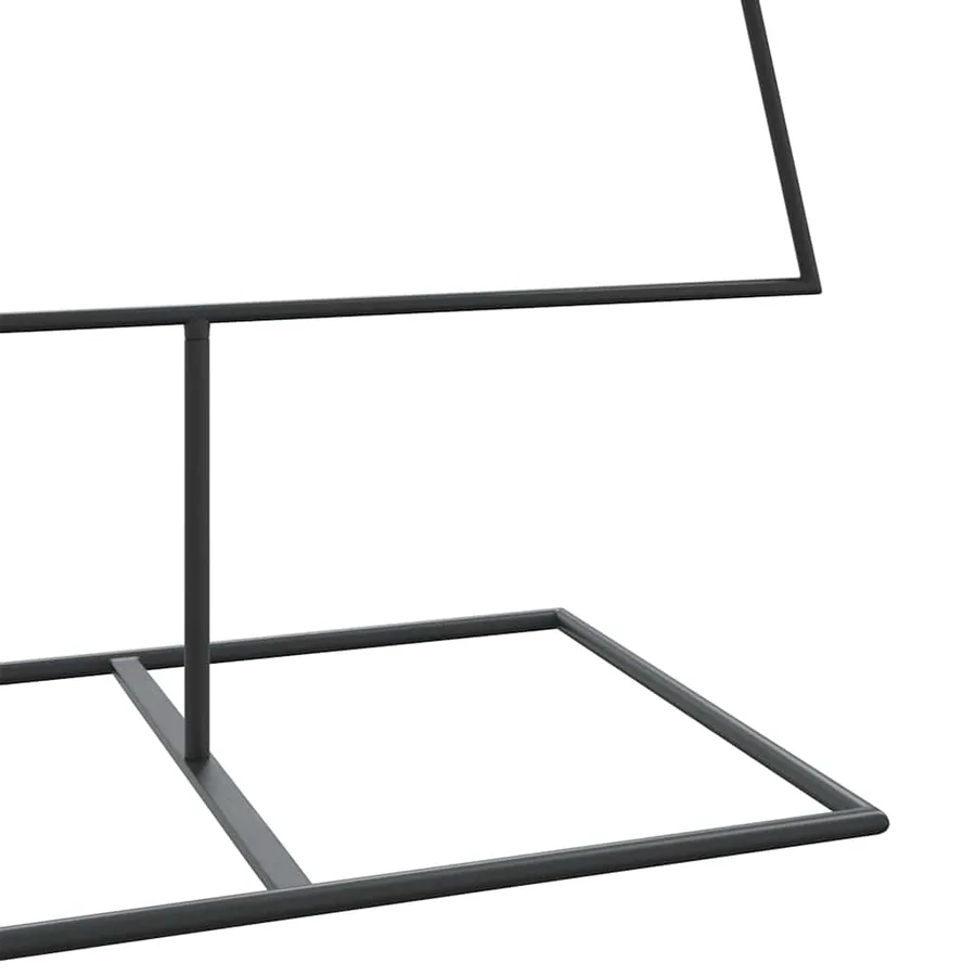 Arbre de Noël en métal pour décoration noir 180 cm - 6