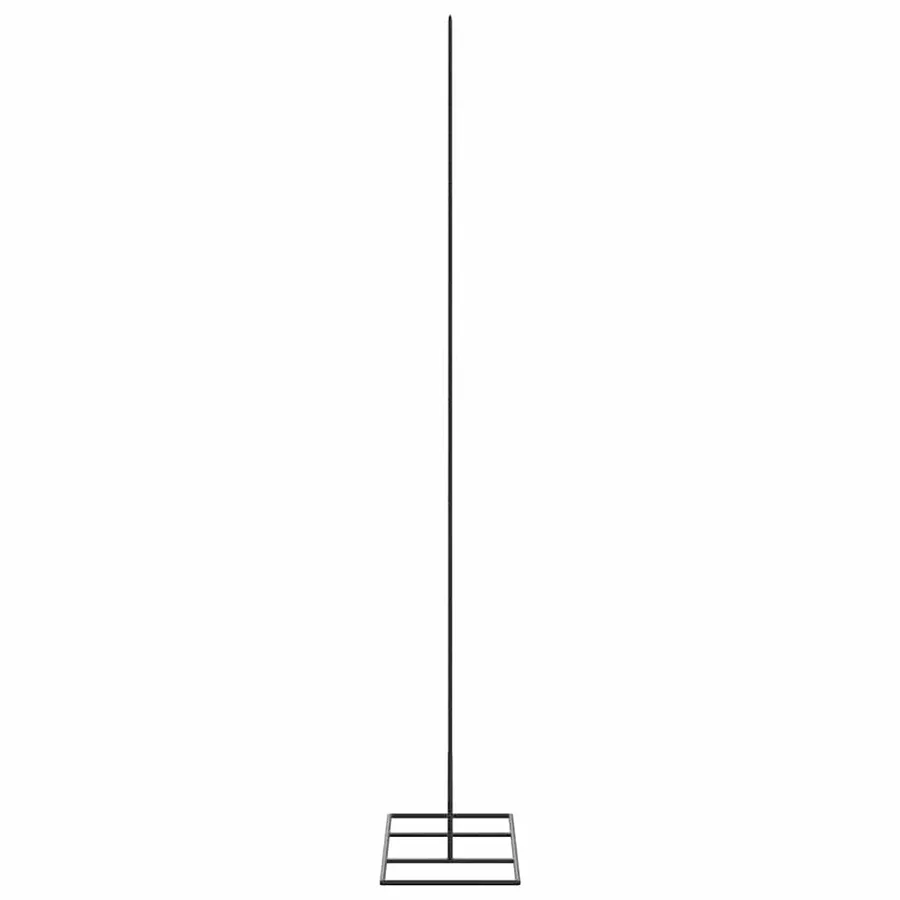 Arbre de Noël en métal pour décoration noir 150 cm - 4