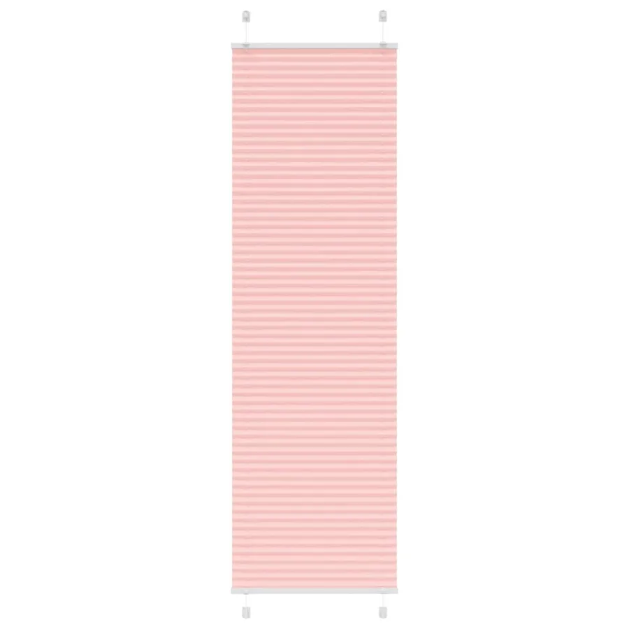 Store plissé rose 55x200 cm largeur du tissu 54,4 cm polyester