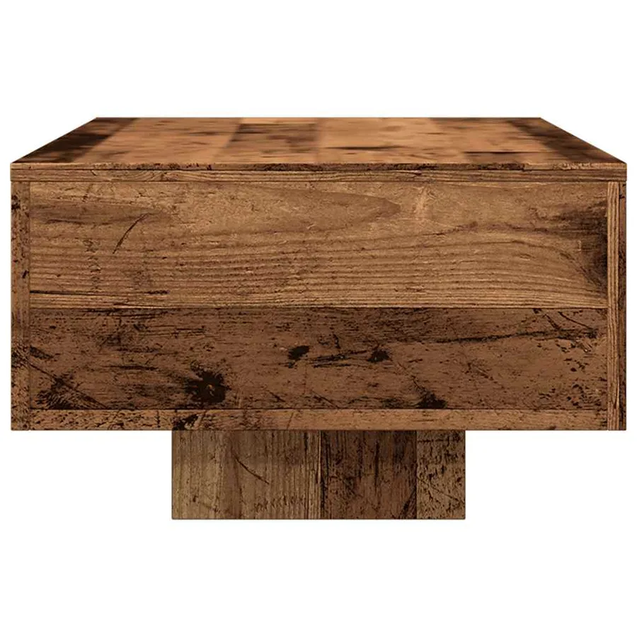 Table basse vieux bois 100x49,5x31 cm bois d'ingénierie - 6