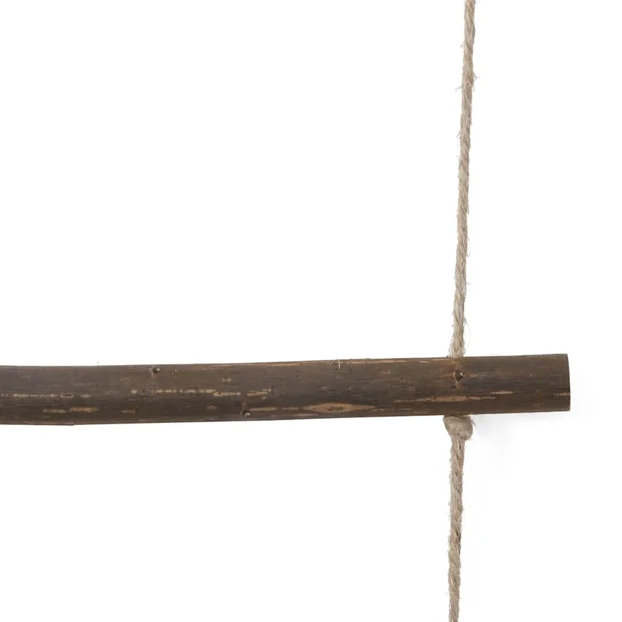 Décoration murale en forme d'échelle 50x200cm branche naturelle - 6