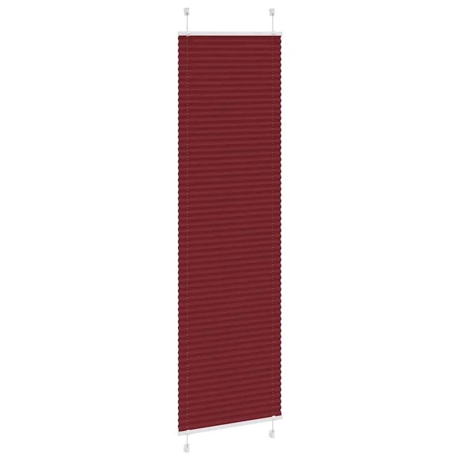 Store plissé rouge bordeaux 60x200 cm largeur du tissu 59,4 cm - 3