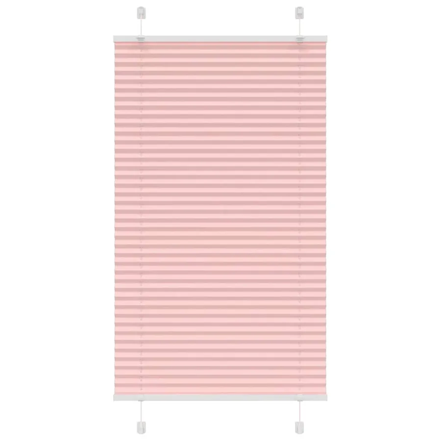 Store plissé rose 70x150 cm largeur du tissu 69,4 cm polyester