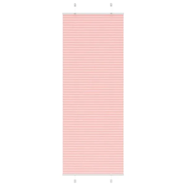 Store plissé rose 70x200 cm largeur du tissu 69,4 cm polyester