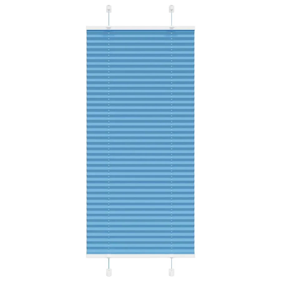 Store plissé bleu 60x150 cm largeur du tissu 59,4 cm polyester