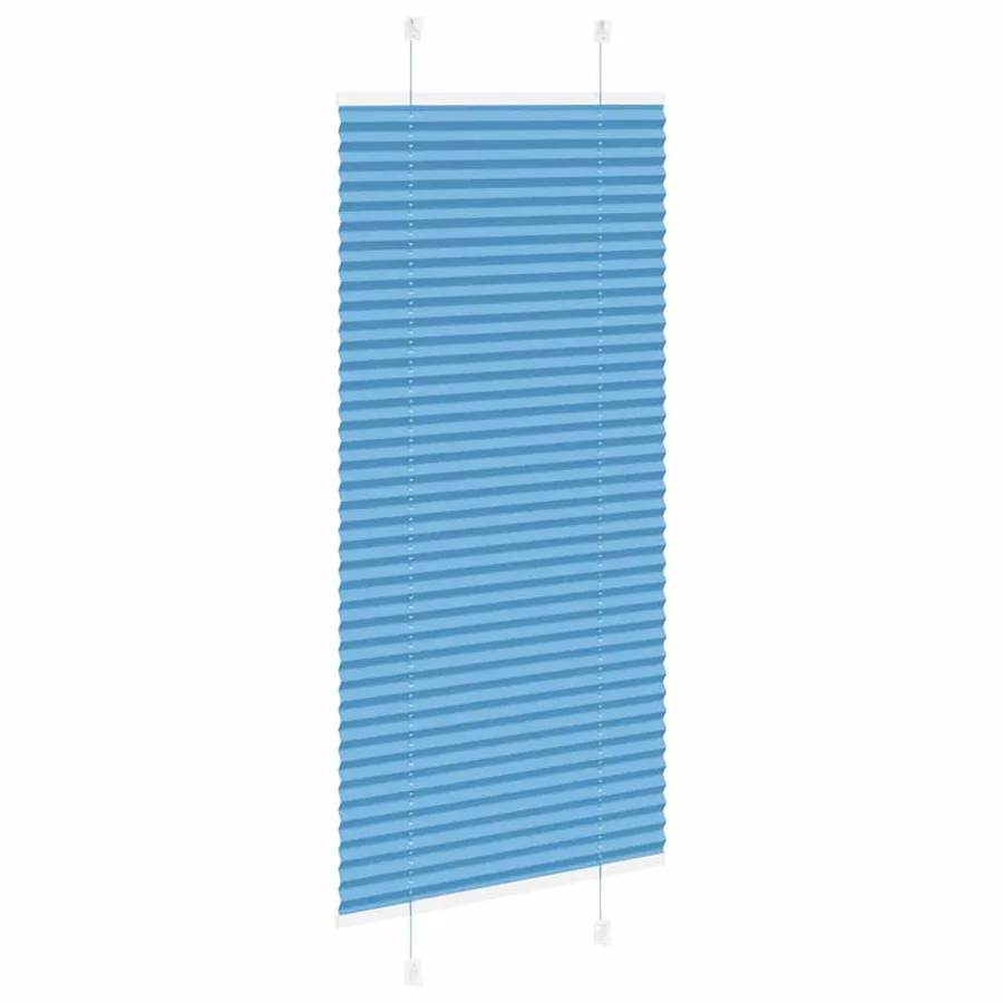 Store plissé bleu 60x150 cm largeur du tissu 59,4 cm polyester - 4