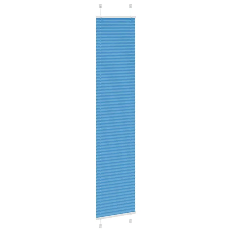 Store plissé bleu 40x200 cm largeur du tissu 39,4 cm polyester - 3
