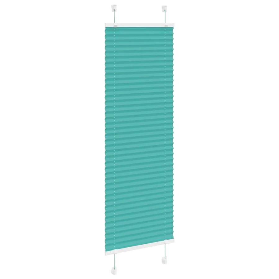 Store plissé vert pétrole 45x150 cm largeur du tissu 44,4 cm - 3