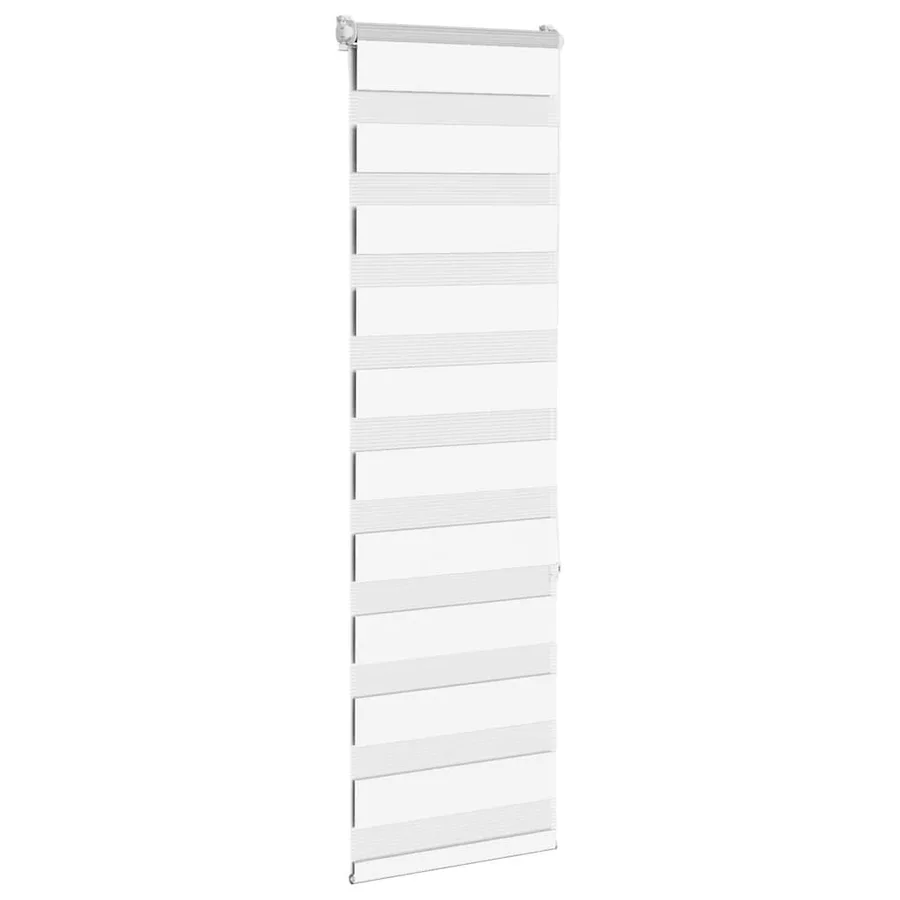 Store zèbre blanc 40x150 cm largeur du tissu 35,9 cm polyester - 3