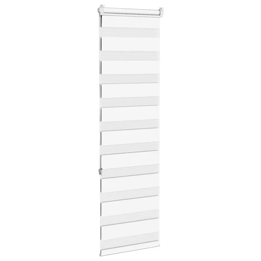 Store zèbre blanc 40x150 cm largeur du tissu 35,9 cm polyester - 4