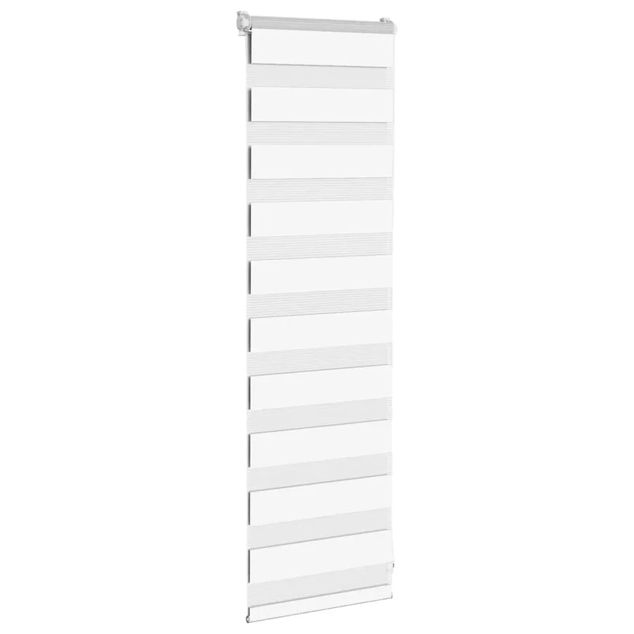 Store zèbre blanc 40x100 cm largeur du tissu 35,9 cm polyester - 3