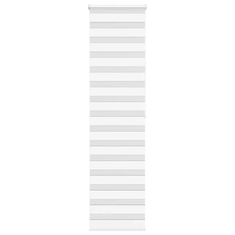 Store zèbre blanc 65x200 cm largeur du tissu 60,9 cm polyester