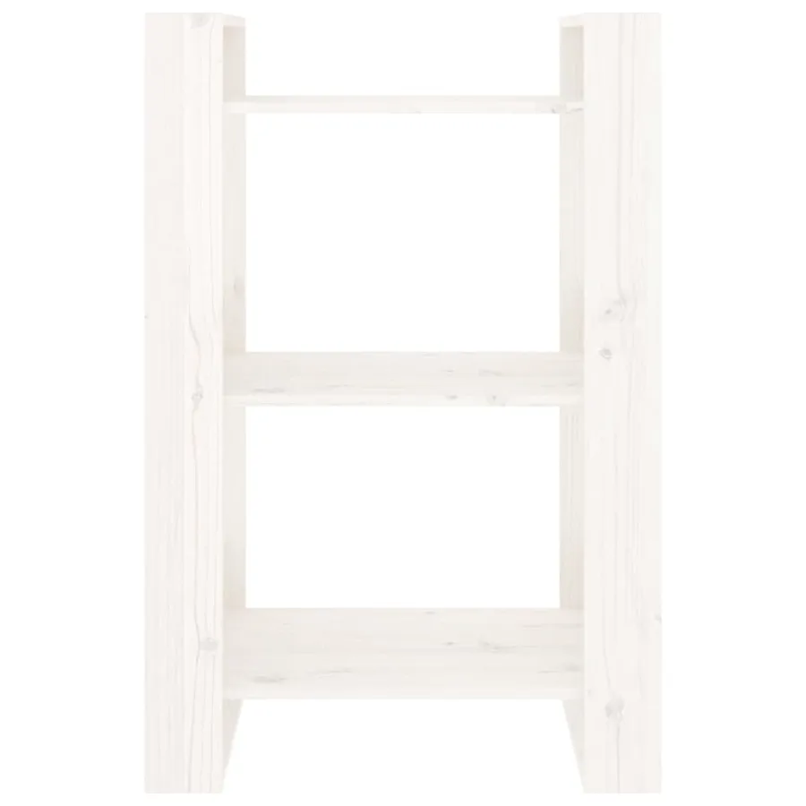 Bibliothèque/Séparateur de pièce Blanc 60x35x91 cm Bois de pin - 3