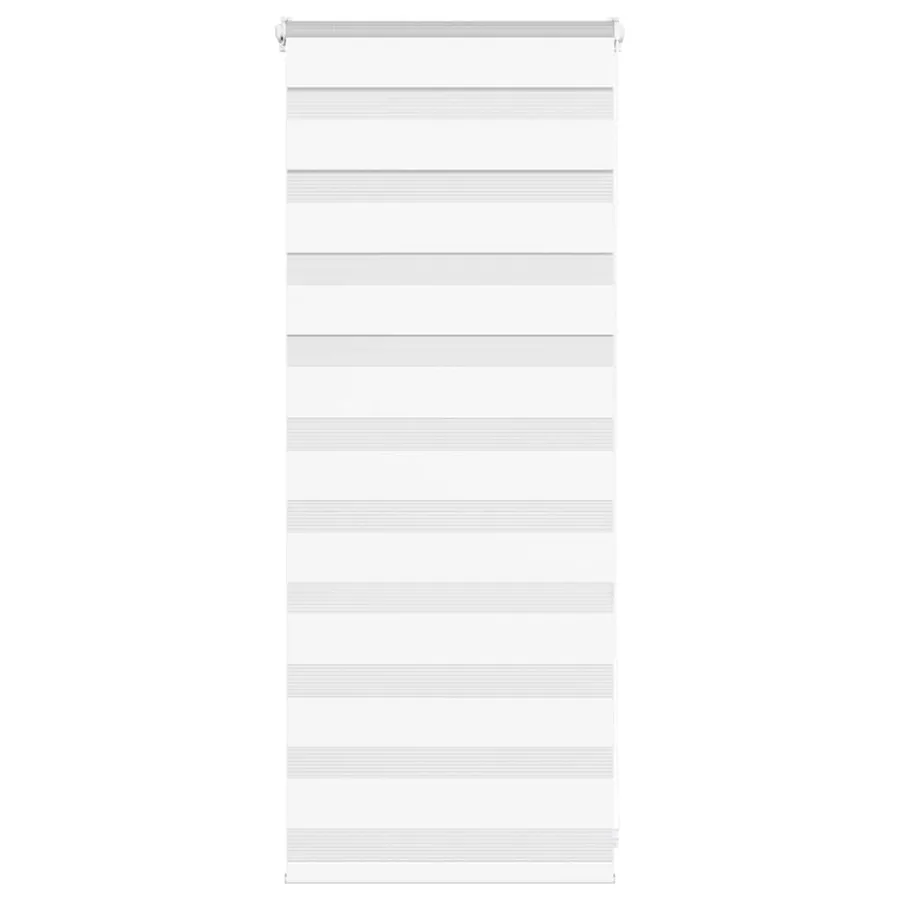 Store zèbre blanc 65x100 cm largeur du tissu 60,9 cm polyester
