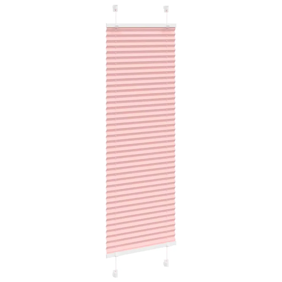 Store plissé rose 40x100 cm largeur du tissu 39,4 cm polyester - 3