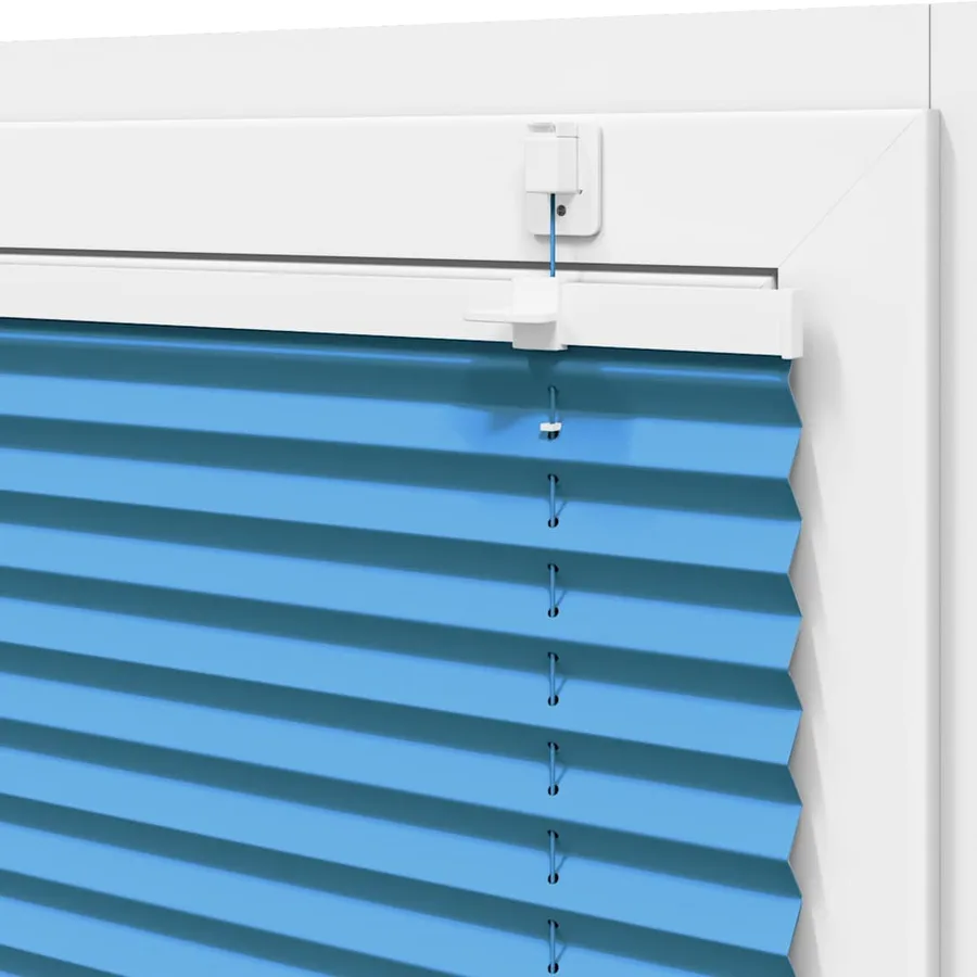 Store plissé bleu 80x100 cm largeur du tissu 79,4 cm polyester - 10