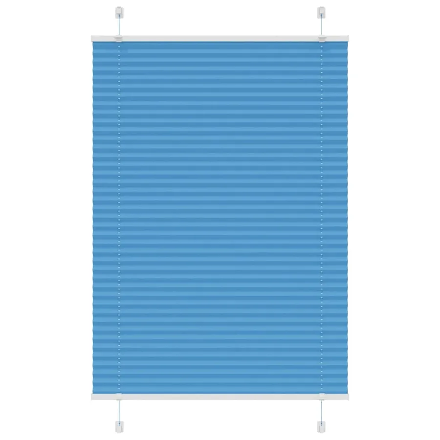 Store plissé bleu 80x100 cm largeur du tissu 79,4 cm polyester - 3