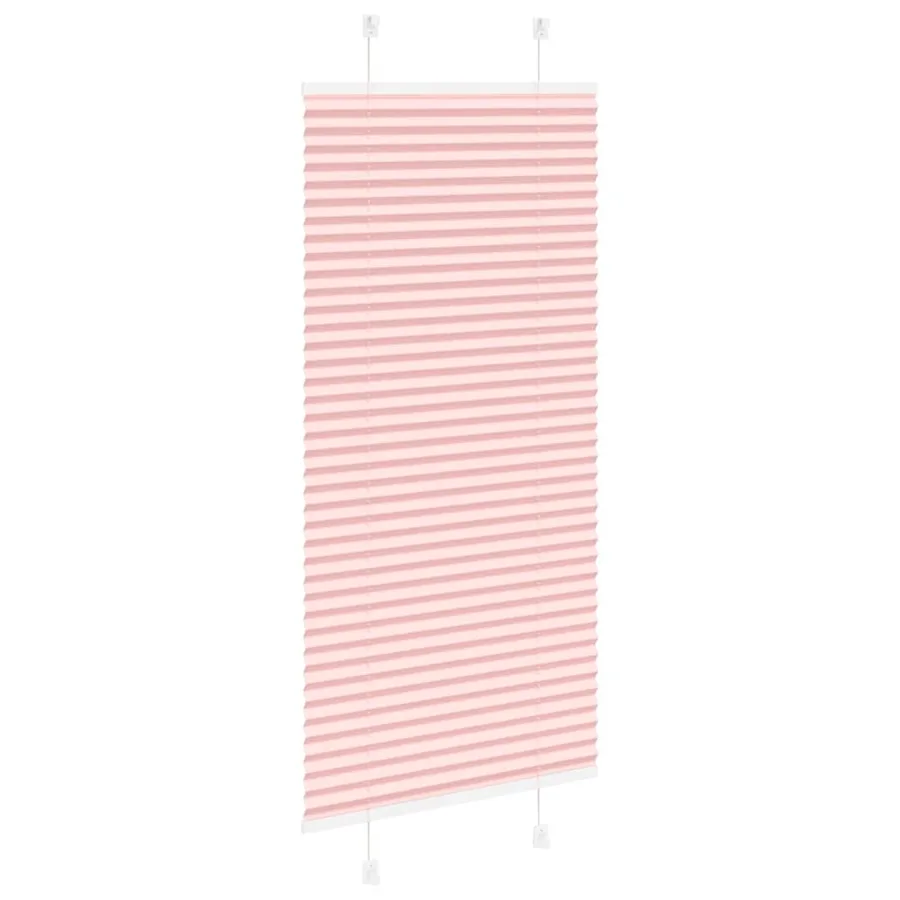 Store plissé rose 60x150 cm largeur du tissu 59,4 cm polyester - 4