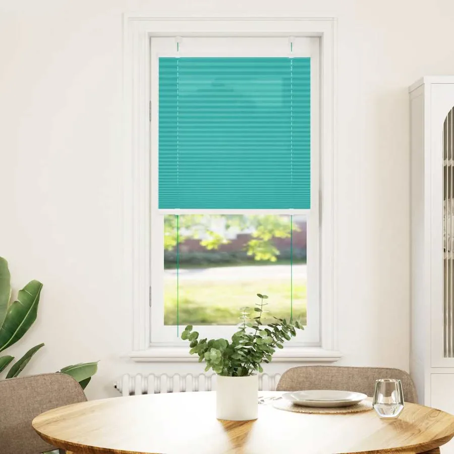 Store plissé vert pétrole 65x150 cm largeur du tissu 64,4 cm - 2