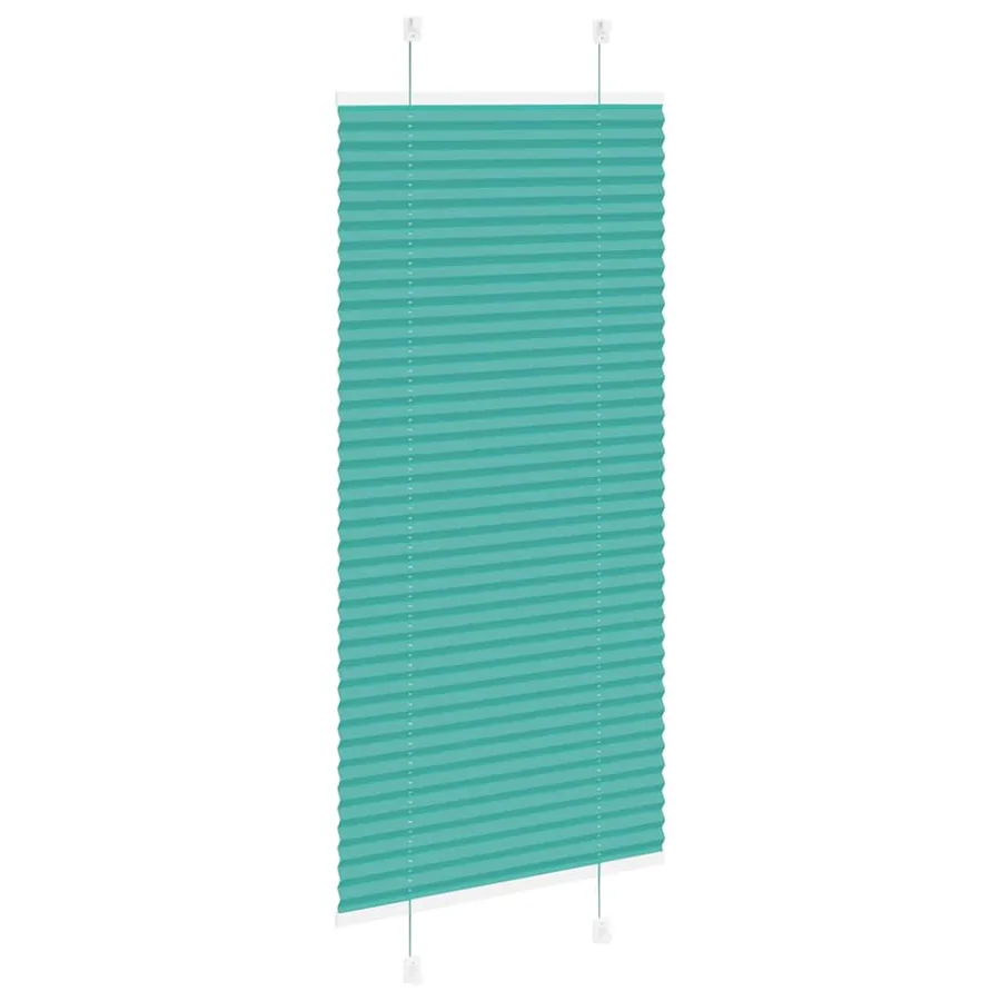 Store plissé vert pétrole 65x150 cm largeur du tissu 64,4 cm - 4