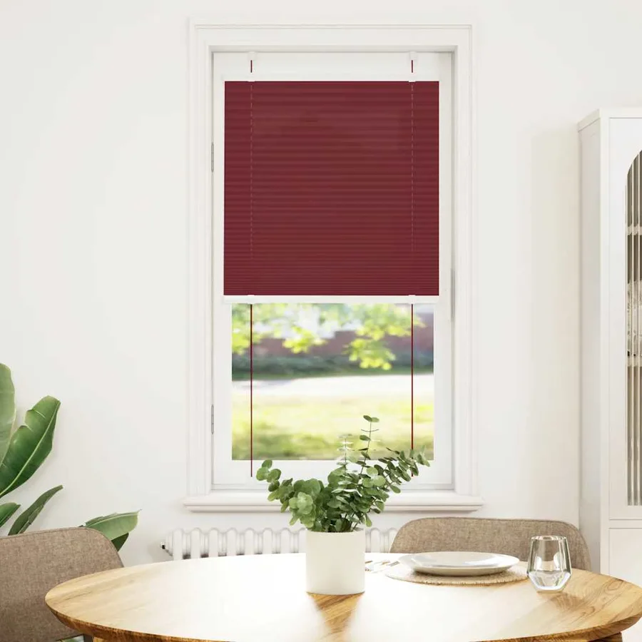 Store plissé rouge bordeaux 65x100 cm largeur du tissu 64,4 cm - 2
