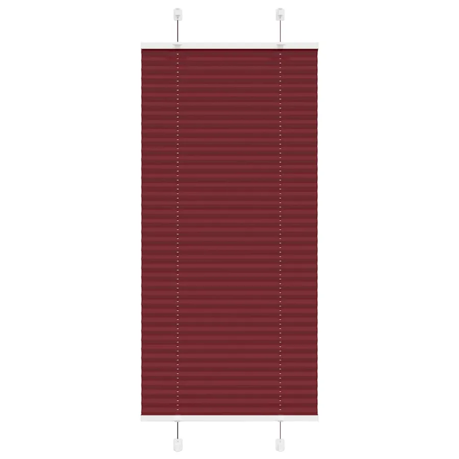 Store plissé rouge bordeaux 60x150 cm largeur du tissu 59,4 cm