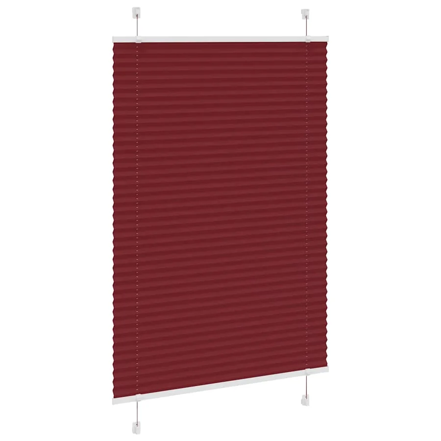 Store plissé rouge bordeaux 85x150 cm largeur du tissu 84,4 cm - 3