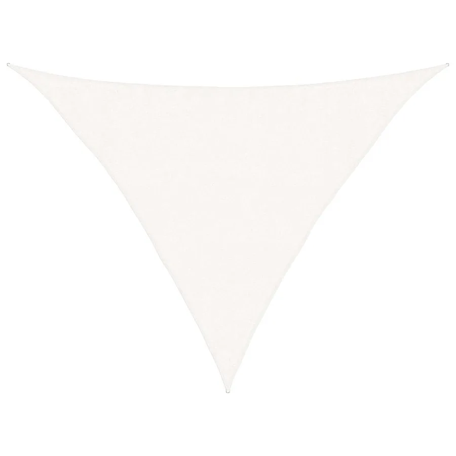 Voile d'ombrage 160 g/m² Blanc 3,5x3,5x4,9 m PEHD - 2