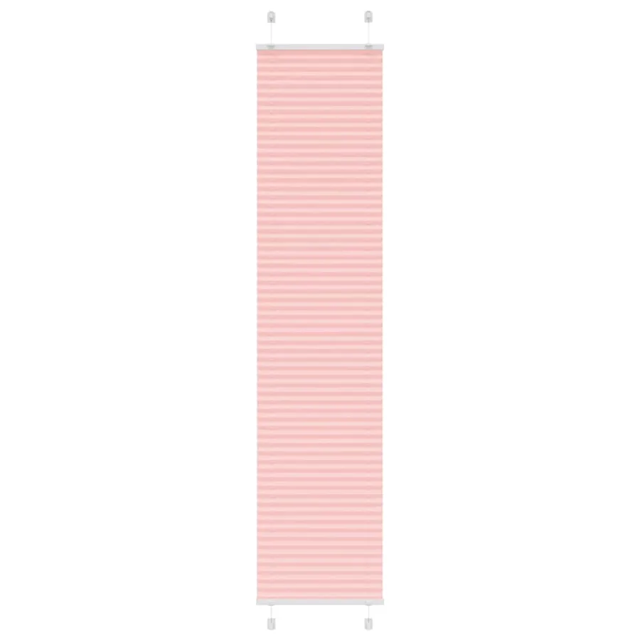 Store plissé rose 45x200 cm largeur du tissu 44,4 cm polyester