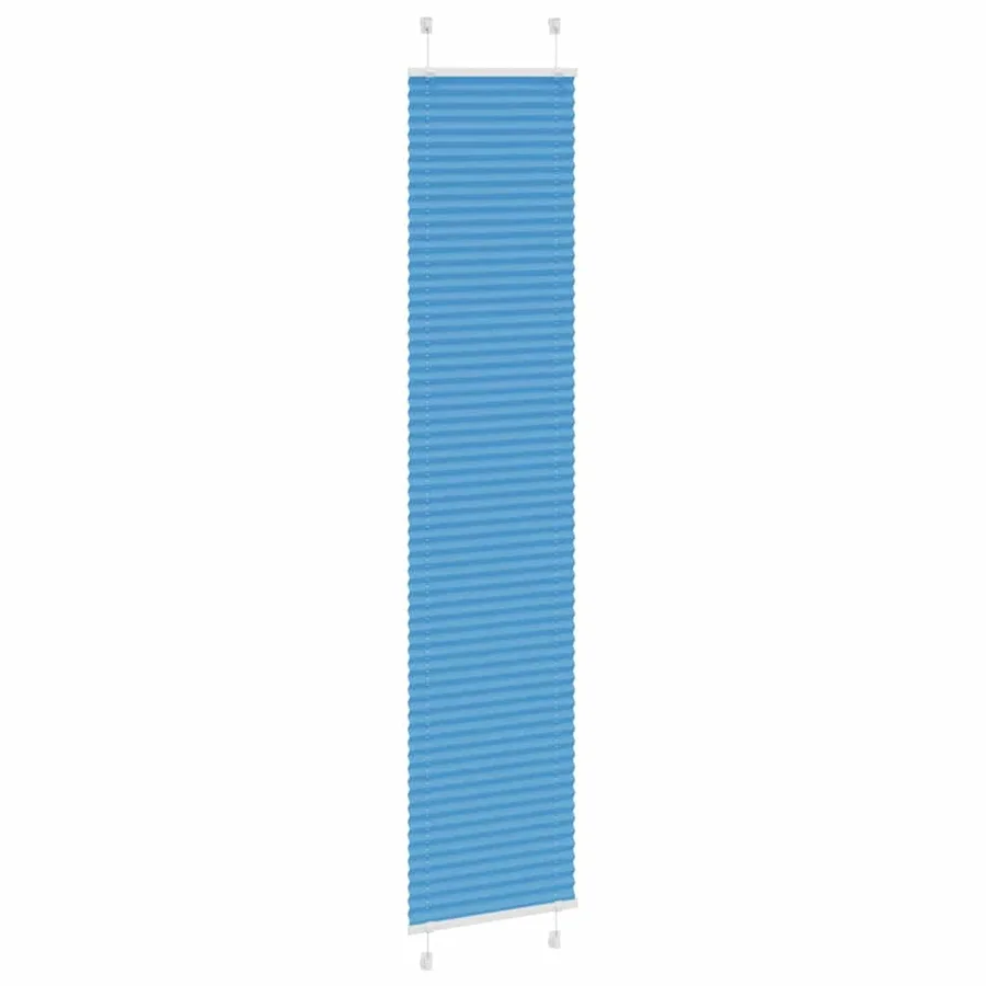 Store plissé bleu 45x200 cm largeur du tissu 44,4 cm polyester - 3