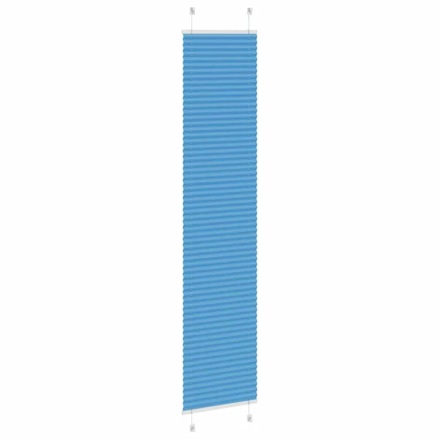 Store plissé bleu 45x200 cm largeur du tissu 44,4 cm polyester - 4