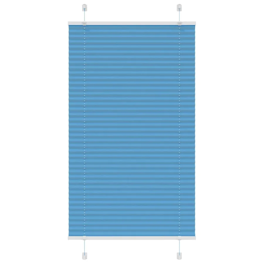 Store plissé bleu 80x150 cm largeur du tissu 79,4 cm polyester