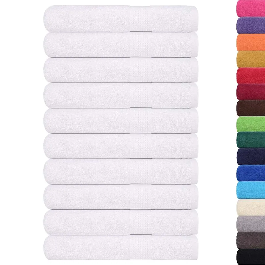 Serviettes de sauna FROGN 25 pcs blanc 80x200 cm 360 g/m² - 2