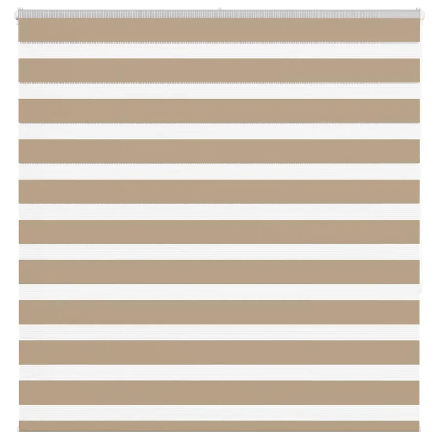 Store zèbre marron sable largeur du tissu 140,9cm polyester