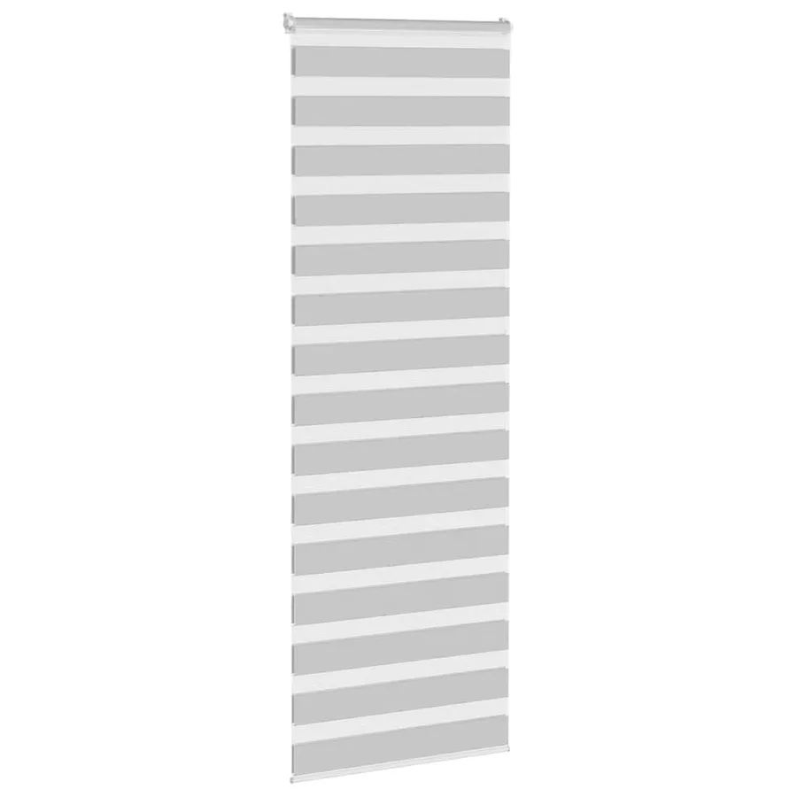 Store zèbre gris clair largeur du tissu 75,9 cm polyester - 3