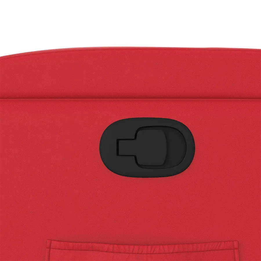 Fauteuil inclinable Rouge Similicuir - 9