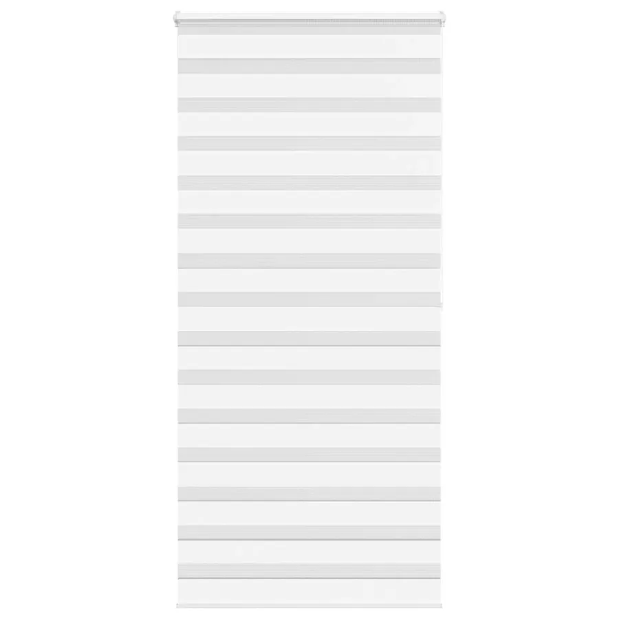 Store zèbre blanc 100x200 cm largeur du tissu 95,9cm polyester