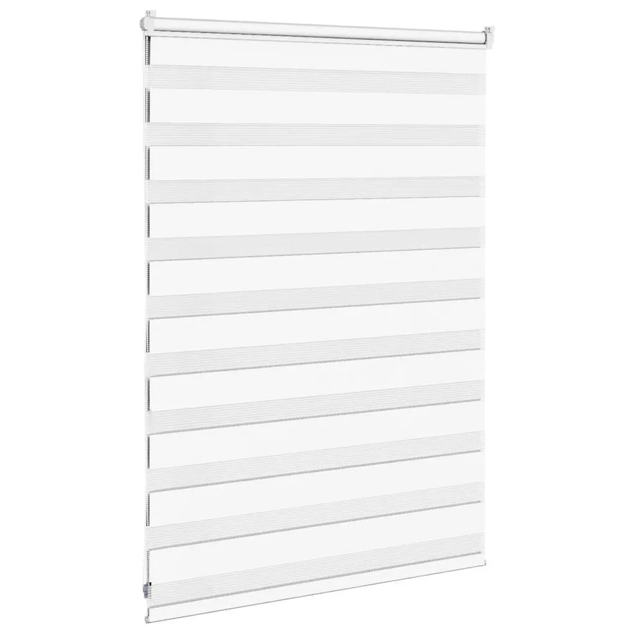 Store zèbre blanc 100x100 cm largeur du tissu 95,9cm polyester - 4