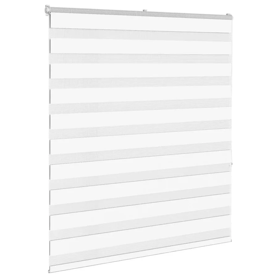 Store zèbre blanc 125x150 cm largeur du tissu 120,9cm polyester - 3