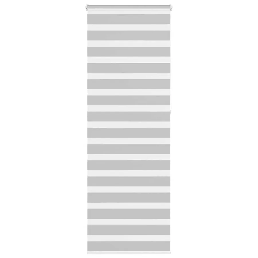 Store zèbre gris clair largeur du tissu 85,9 cm polyester