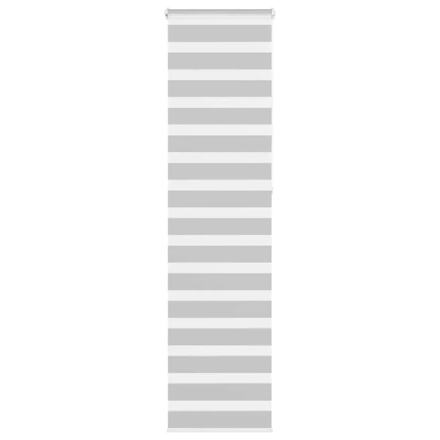 Store zèbre gris clair largeur du tissu 55,9 cm polyester