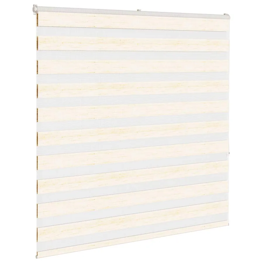 Store zèbre beige marbré largeur du tissu 135,9 cm polyester - 3