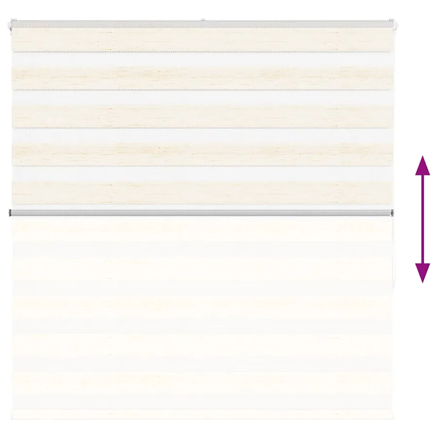 Store zèbre beige marbré largeur du tissu 135,9 cm polyester - 5