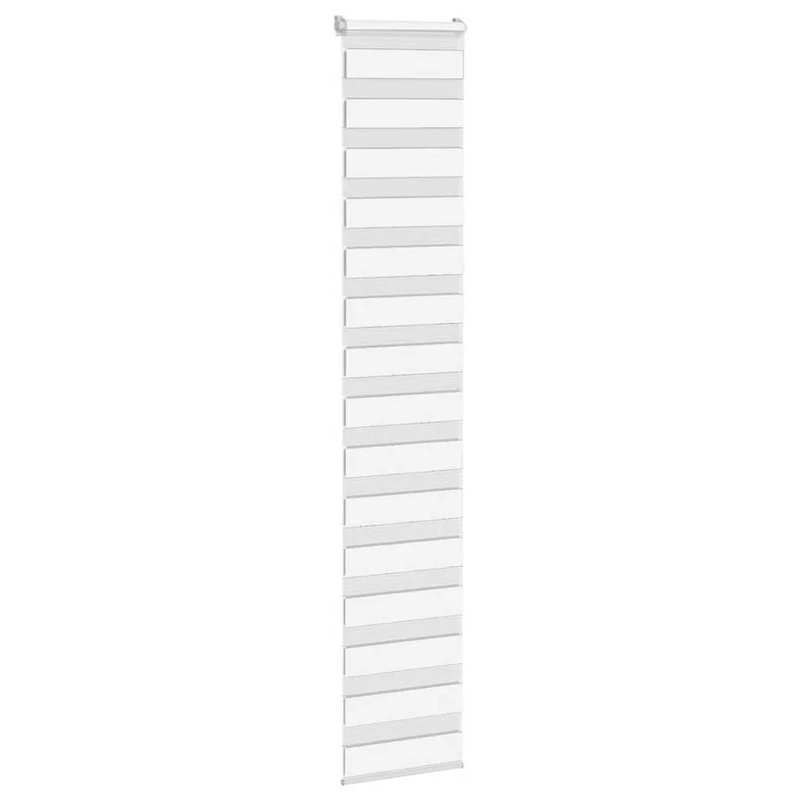 Store zèbre blanc 40x200 cm largeur du tissu 35,9 cm polyester - 3