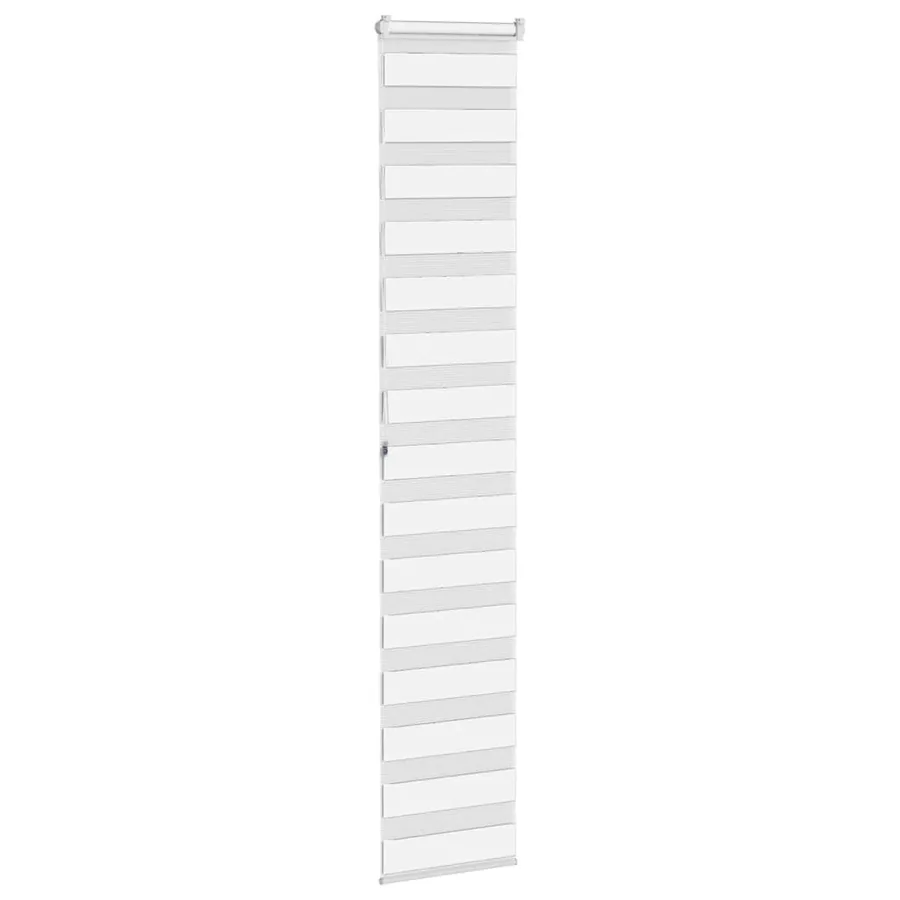 Store zèbre blanc 40x200 cm largeur du tissu 35,9 cm polyester - 4
